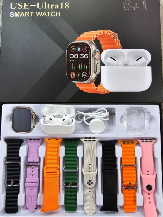 SmartwatchT800 Ultra Fitness y Gratis Airpods