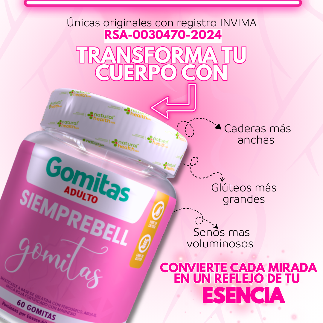 Gomitas SiempreBell con INVIMA