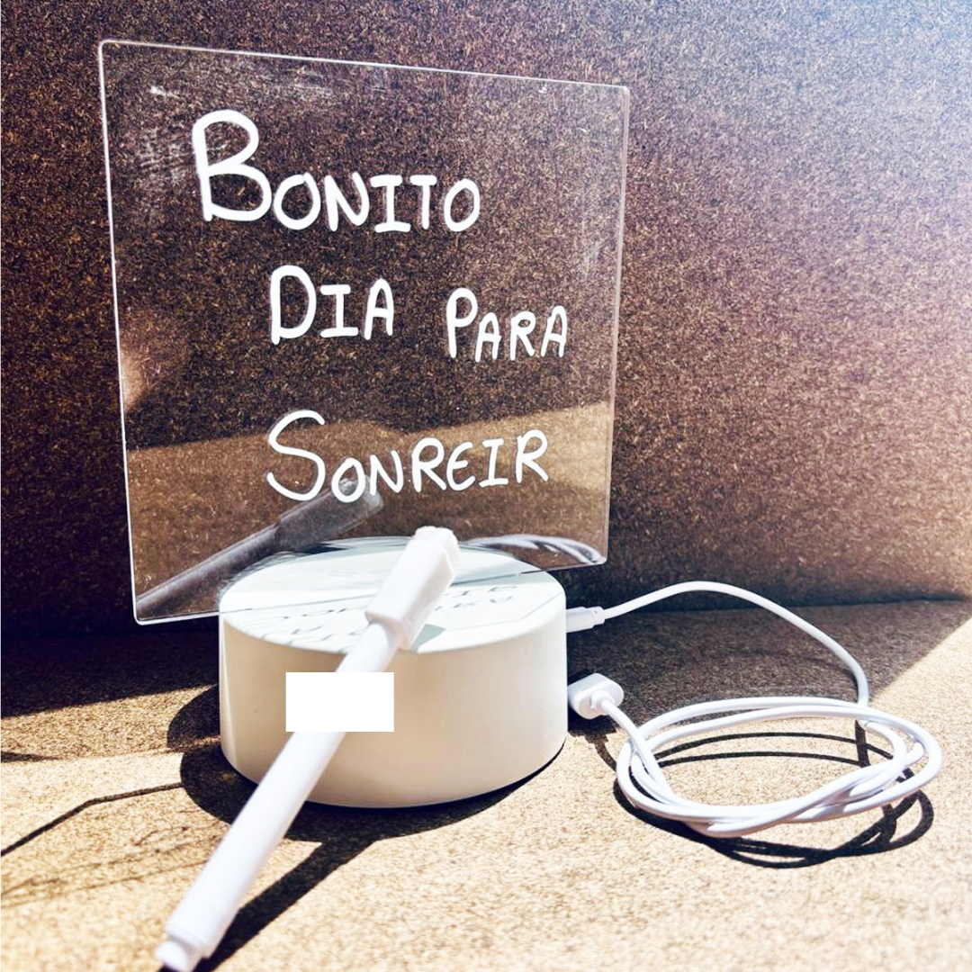 Tablero de Mensajes LED Acrílico
