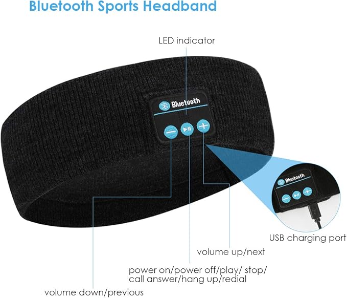 Diadema Balaca Banda Deportiva Bluetooth