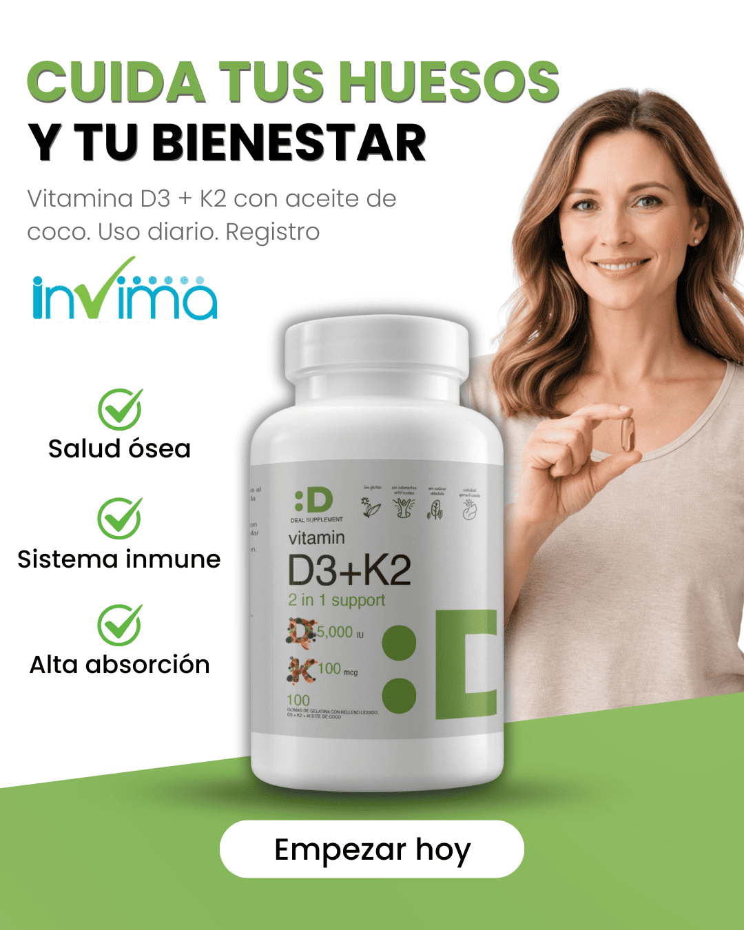 Vitamina D3 + K2