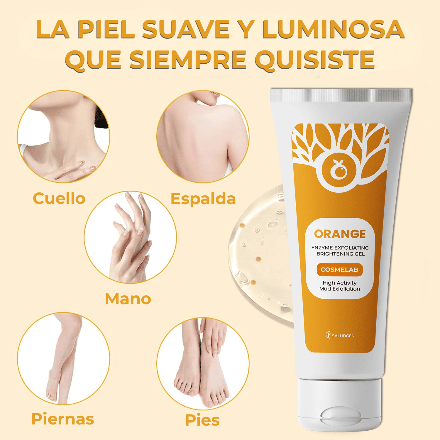 Exfoliante Enzimático de Naranja